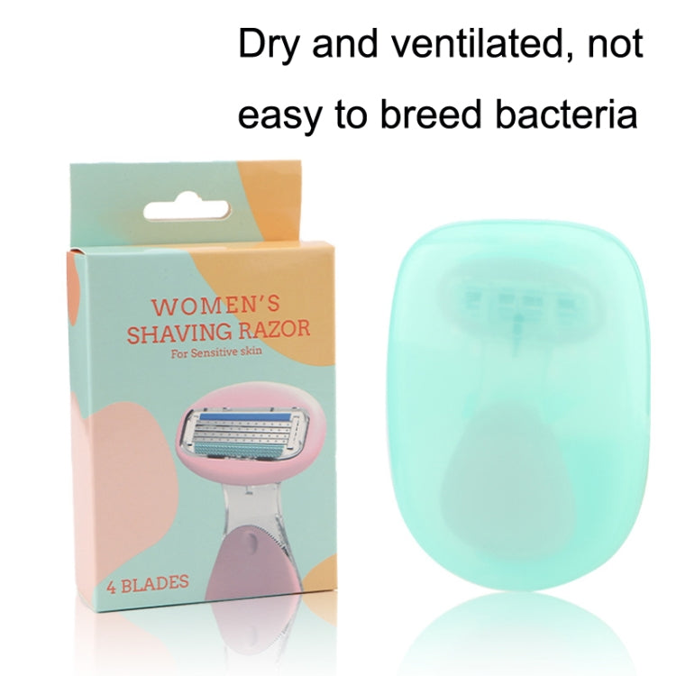 D940L Hair Removal Instrument Matching Female Manual Shaving Knife(Pink) by bashfashion