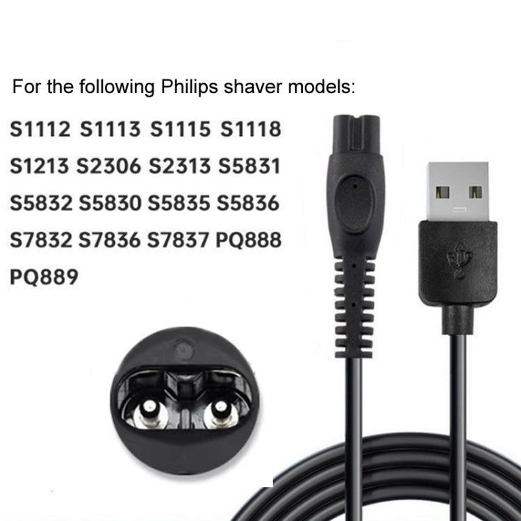 For Philips Electric Shaver PQ888 889 4pcs 5V USB Charging Cable by bashfashion