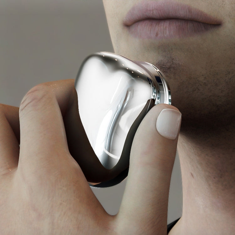 Electric Mini Shaver USB Rechargeable Waterproof Portable Razor(Gradient Blue) by bashfashion