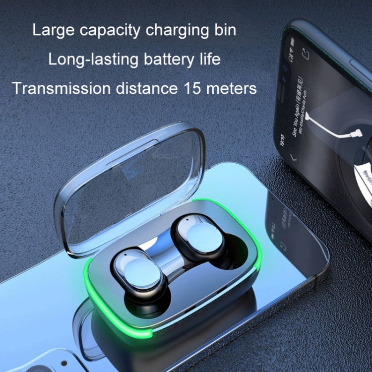 Y60 TWS5.1 Sports Gaming In-Ear Wireless Bluetooth Headphones with Breathing Light by bashfashion