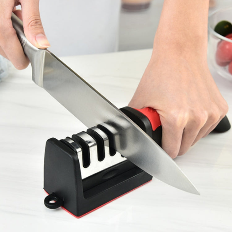 Kitchen Multifunctional Hangable Multi-segment Handheld Knife Sharpener, Specification: 3 Stage by bashfashion