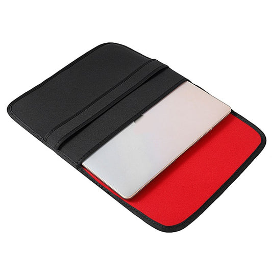 15 Inch Neoprene Laptop Lining Bag Horizontal Section Flap Clutch Bag(Purple) by bashfashion