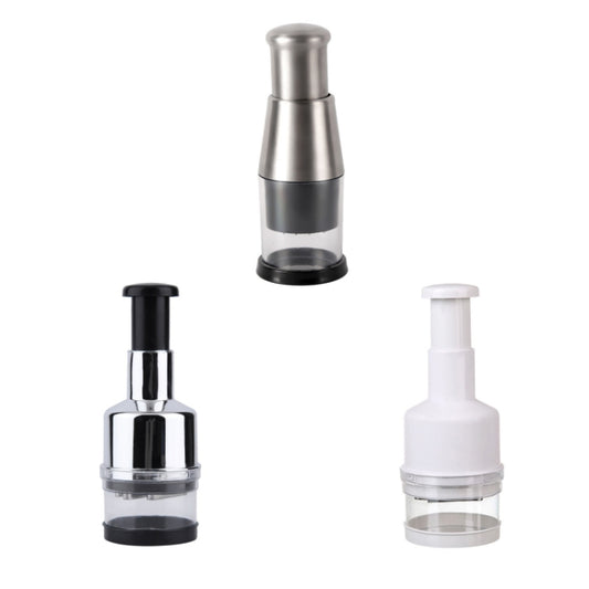 Press Kitchen Cutter Garlic Onion Pat Knife, Specification: Plating Silver by bashfashion