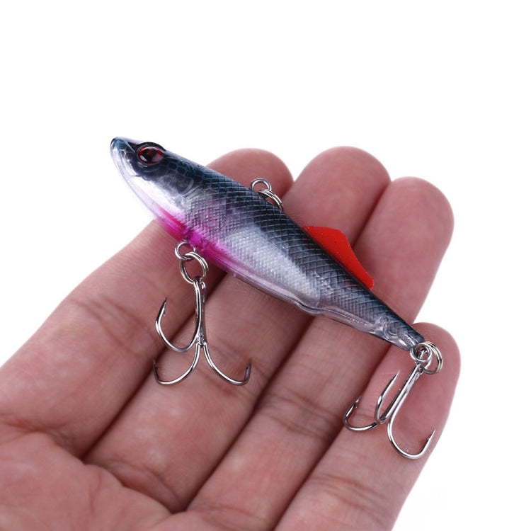HENGJIA VI032 Full Swimming Layer VIB Fake Bait Plastic Fish Bait, Size: 7cm 16.5g(6) by HENGJIA