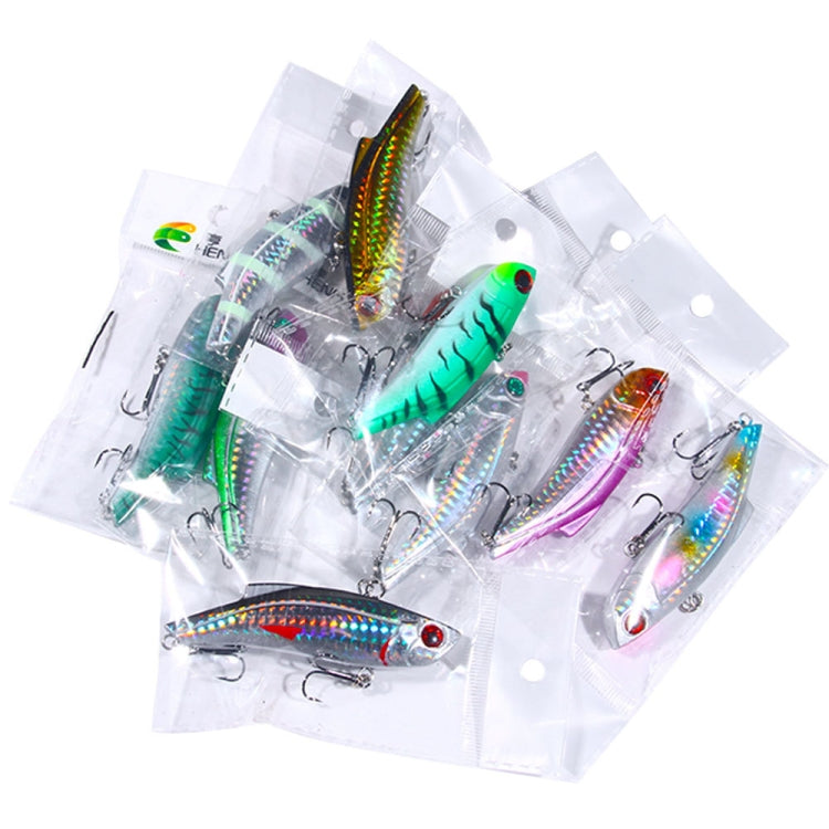 HENGJIA VI025 Submerged Trembling Swimming VIB Lure Plastic Fake Bait, Size: 9cm 28g(7) by HENGJIA