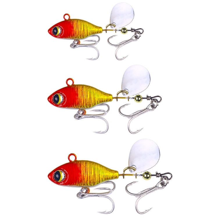 HENGJIA Submerged VIB Fake Lures Sequin Lures, Size: 4.8cm 7g(6 Colors Boxed) by HENGJIA