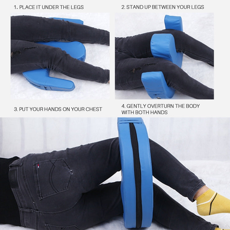 Elderly Bedridden Patient Bed Turn Over Pillow Disability Aids,Spec: High-density Sponge(Orange) by bashfashion