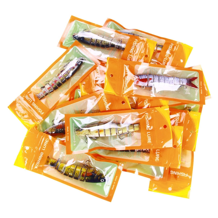 HENGJIA JM063 Multi-Section Fake Bait 8 Section Sinker Lures, Size: 13.4cm 18g(12) by HENGJIA