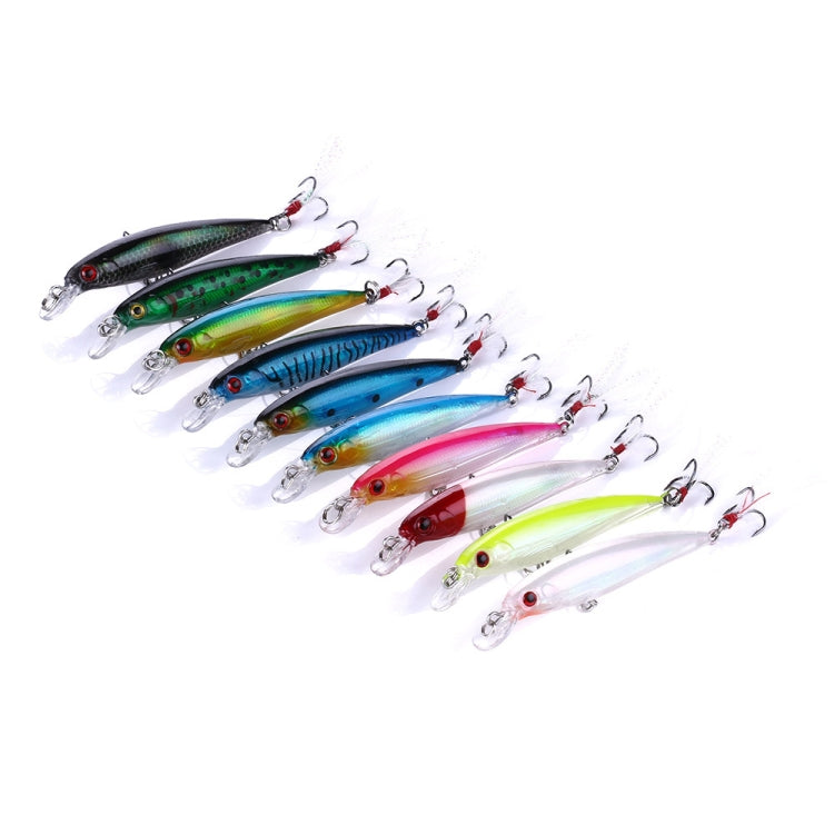 HENGJIA MI094 Simulation Laser Fake Lures Minnow Fishing Baits, Color: 1 by HENGJIA