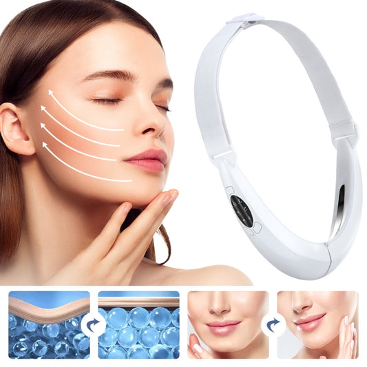 106892 EMS Microcurrent Red and Blue Light Massage Face-Lifting Instrument(Pink) by bashfashion