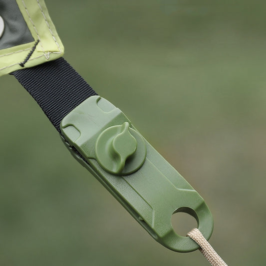 Tent Additional Pull Point Shark Clips Outdoor Camping Canopy Windproof Clip(Mud-color) by bashfashion