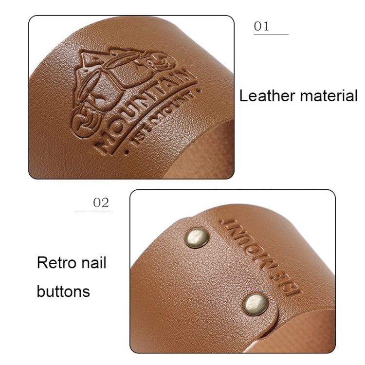 Outdoor Stainless Steel Cup Anti-scald Sleeve High Temperature Heat Insulation Sleeve(Brown) by ISE MOUNT