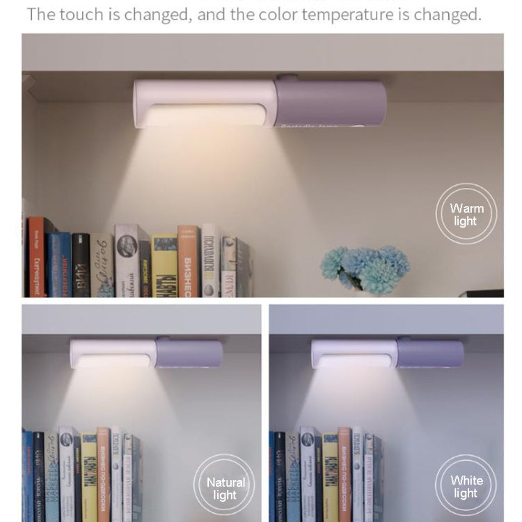 GIVELONG Handheld Mini Magnetic Lamp LED Intelligent Infinity Button Type Desk Lamp(Red) by GIVELONG