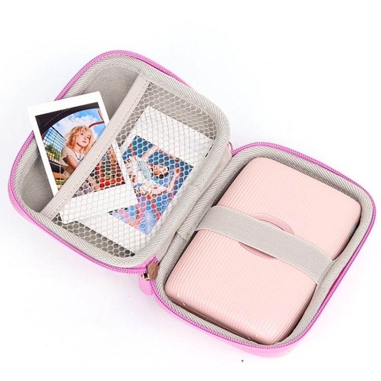 For FUJIFILM Instax Mini EVO Link LiPlay PU Leather Camera Bag With Wrist Strap(Phantom Silver) by bashfashion