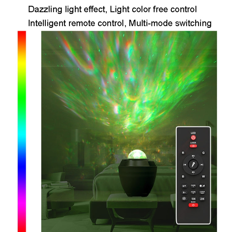 LED Projection Light Bluetooth Connection Remote Control Atmosphere Light RGB Music Night Light by bashfashion