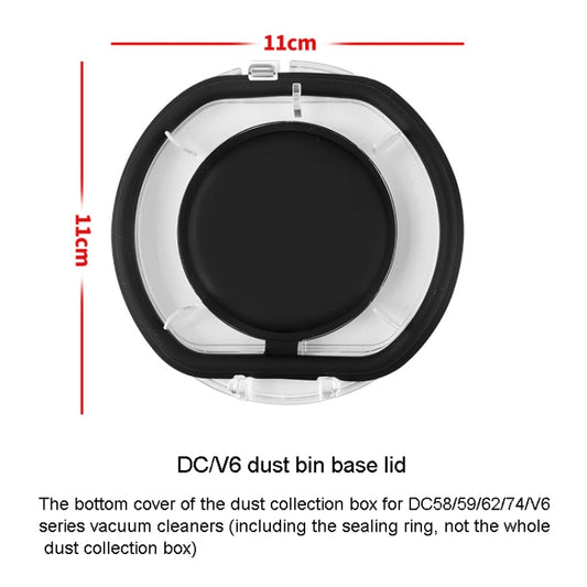 For Dyson V6 Dust Bin Base Lid Vacuum Cleaner Replacement Accessories by bashfashion