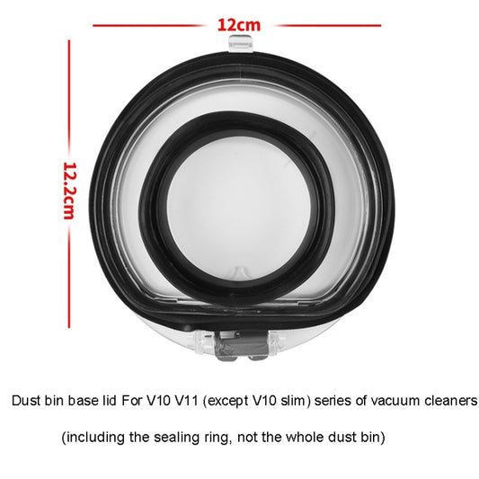 For Dyson V10 V11 Dust Bin Base Lid Vacuum Cleaner Replacement Accessories by bashfashion