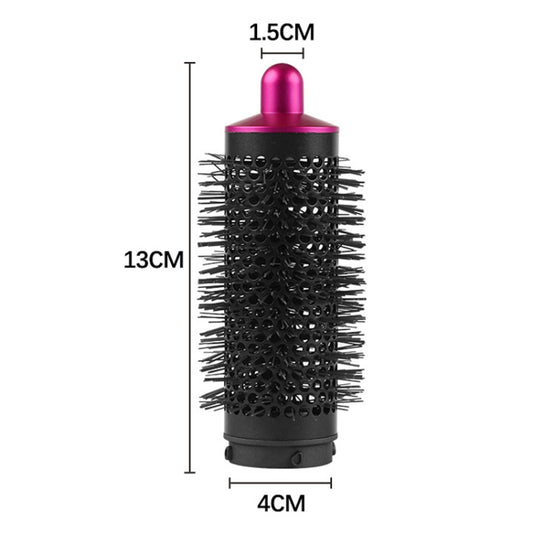 For Dyson Airwrap Cylinder Comb Hair Dryer Curling Attachment(Black Red) by bashfashion
