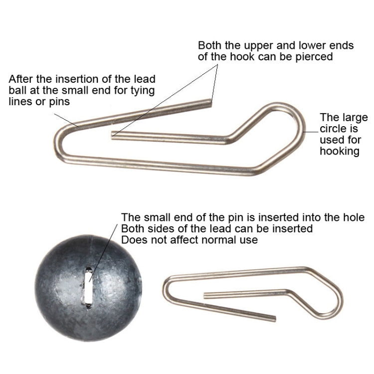 10pcs Fast Hanging Lead Pendant Lure Insertion Lead Inverted Lead, Specification: 3g by bashfashion