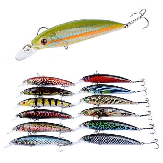 LB106 11cm/11.5g Lure Painted Bionic Fishing Bait Plastic Hard Bait, Color: 15 by bashfashion