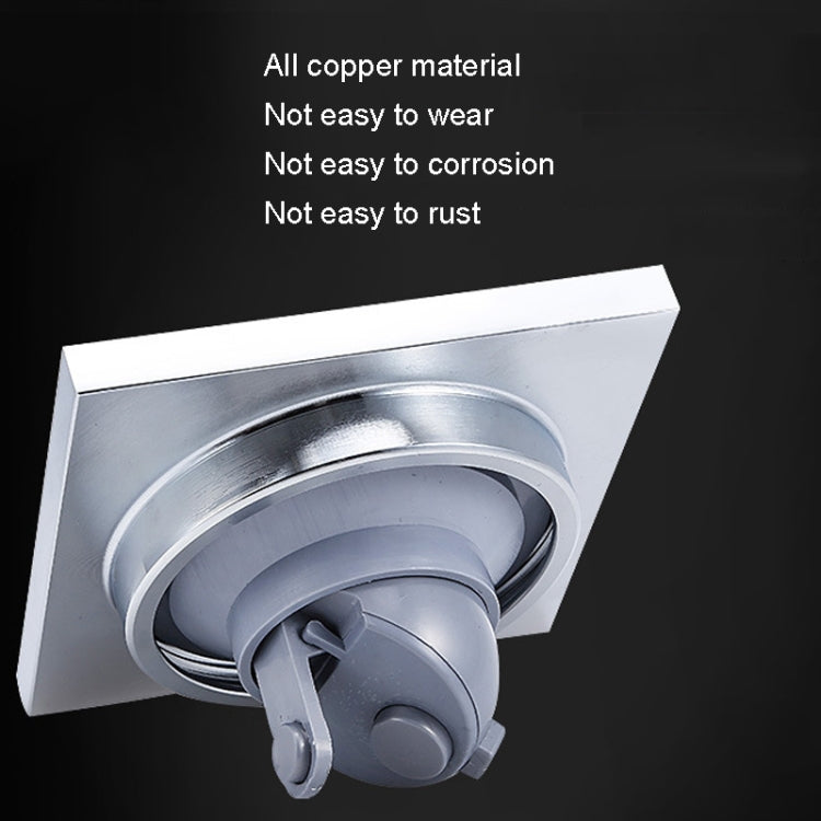 Washing Machine Using Full Copper Floor Drain(K6054 Nickel Brush+Plastic Single Bend+Straight Row) by bashfashion