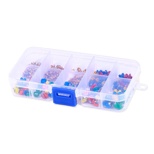 HENGJIA JI081-1 212pcs/box Bite Lead Fishing Weighted Accessories Set by HENGJIA