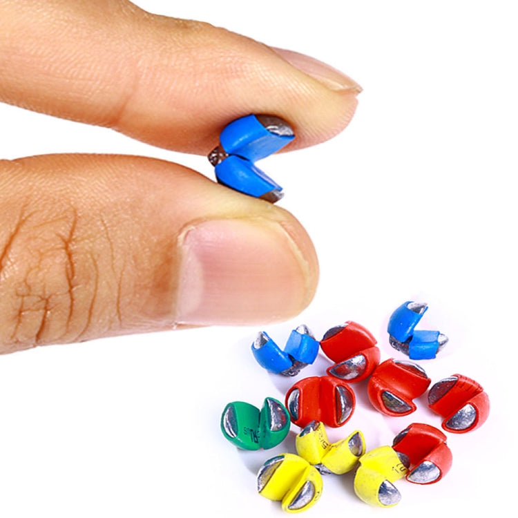 HENGJIA JI081-1 212pcs/box Bite Lead Fishing Weighted Accessories Set by HENGJIA