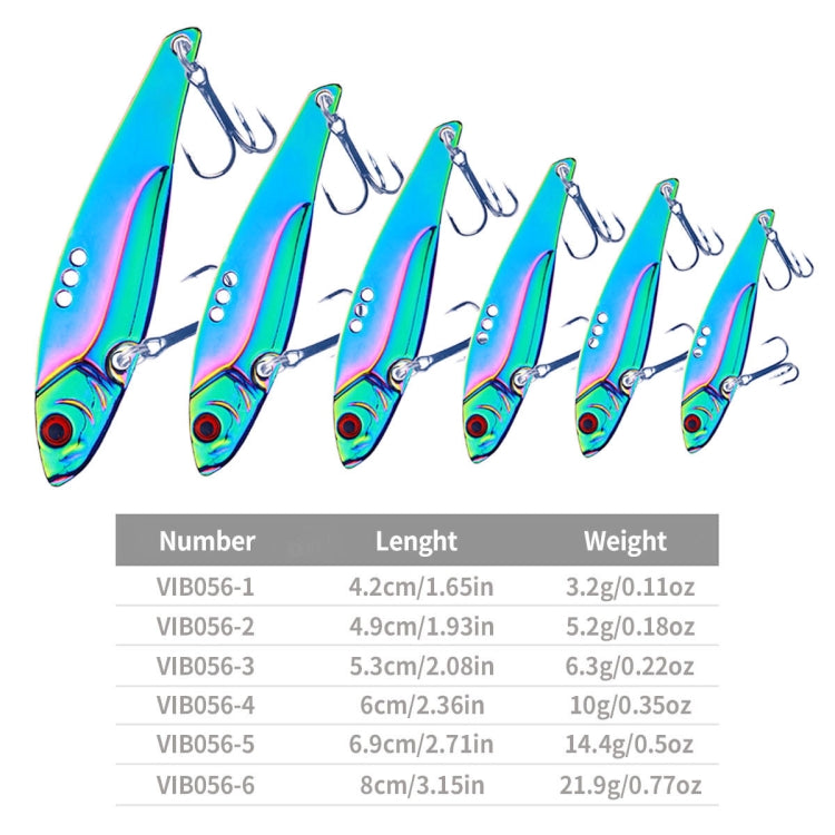 HENGJIA VIB056 VIB Fake Bait Full Swimming Layer Metal Blade Fish Luya Bait, Specification: 5G by bashfashion