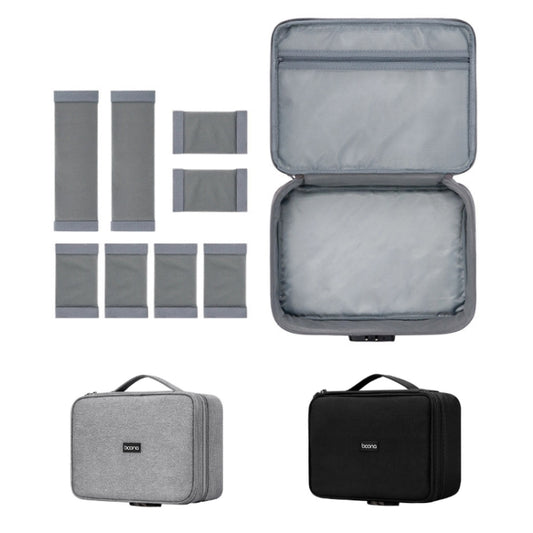 Baona BN-B013 Stamp Business License Organizer With Combination Lock(Grey) by Baona