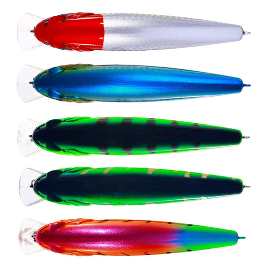 HENGJIA Long-distance Casting Sinking Minnow False Bait, Size: 12cm 32g(Red Black Stripe) by HENGJIA