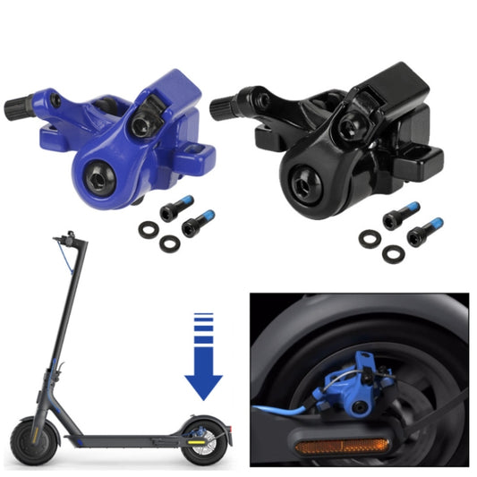 For Xiaomi Electric Scooter 3/ 4 Pro Rear Wheel Disc Brake Calipers(Blue) by bashfashion