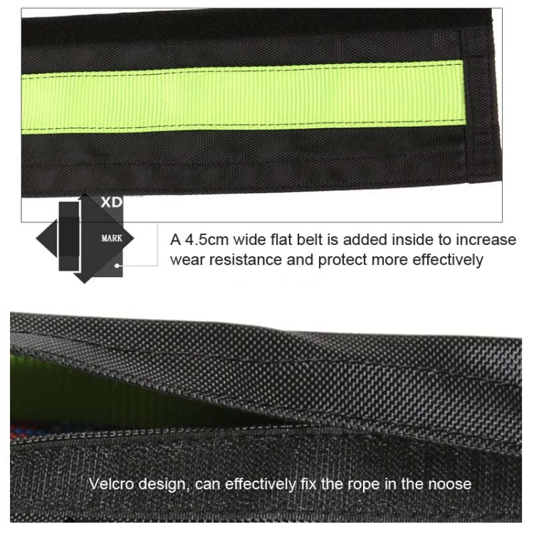 XINDA Outdoor Climbing Rope Protective Cover Rope Anti-wear Protective Pad Sleeve(Black) by XINDA