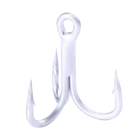 HENGJIA FH061 10pcs Three-jaw Treble Blood Groove Hooks, Specification: 1 by HENGJIA