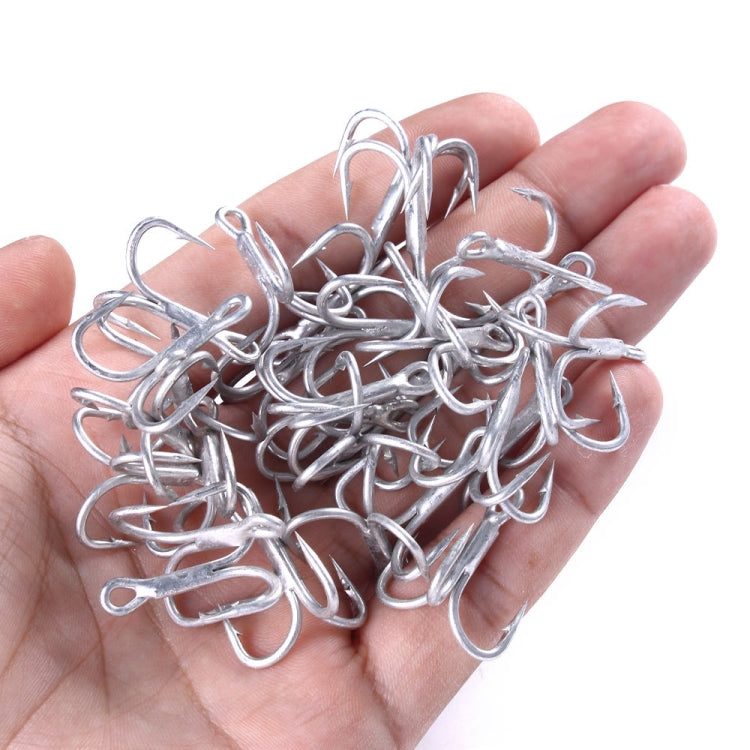 HENGJIA FH061 10pcs Three-jaw Treble Blood Groove Hooks, Specification: 6 by HENGJIA