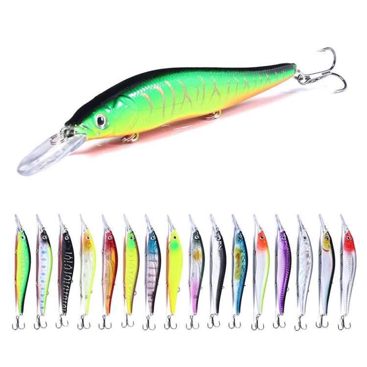 HENGJIA MI135 13.5cm 15.6g Sea Fishing Long-casting Floating Minnow Bionic Lures(7) by HENGJIA