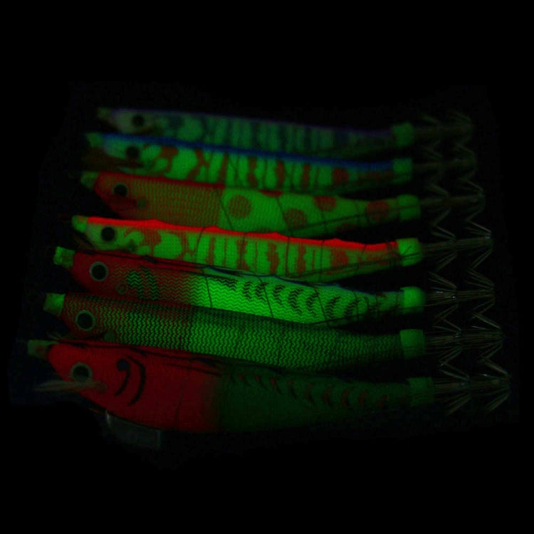 HENGJIA SJ033 Luminous Steel Wire Banana Shrimp Fake Bait, Size: 12cm 14.3g(Red Head Green Tail) by HENGJIA