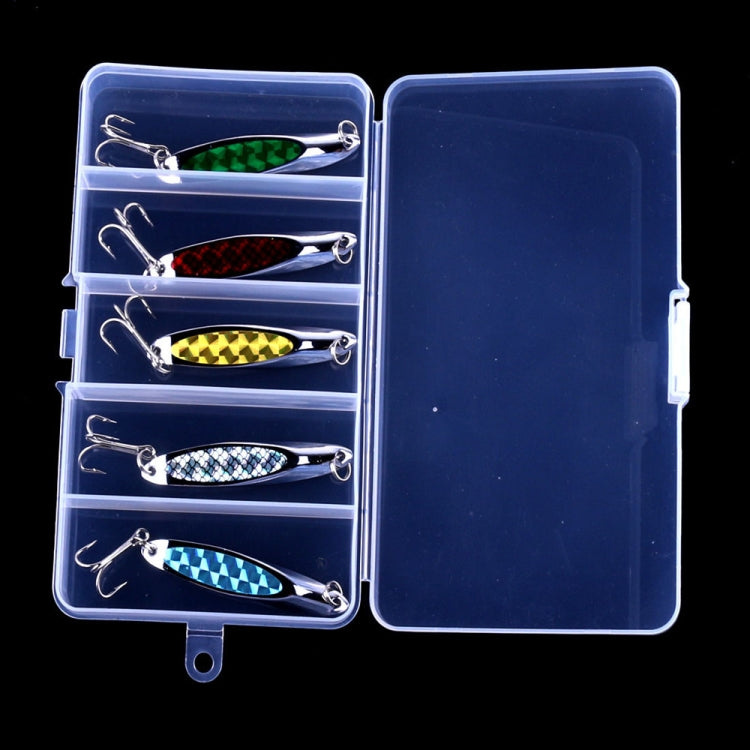 HENGJIA SP0715B Laser Sequins Oblique Cut Sequin Baits(5 Colors Boxed) by HENGJIA