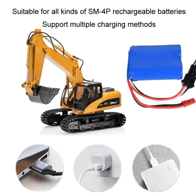 7.4V 18650 Lithium Battery USB Charging Cable(SM-4P) by bashfashion