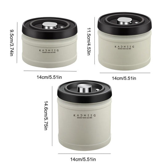 Kacheeg Sealing Can Pressed Vacuum Coffee Bean Tea Cans, Capacity: 750ml by Kacheeg