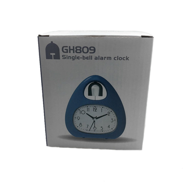 GH809 Egg-shaped Desktop Children Alarm Clock Bedside Cute Belling Clock(White) by bashfashion
