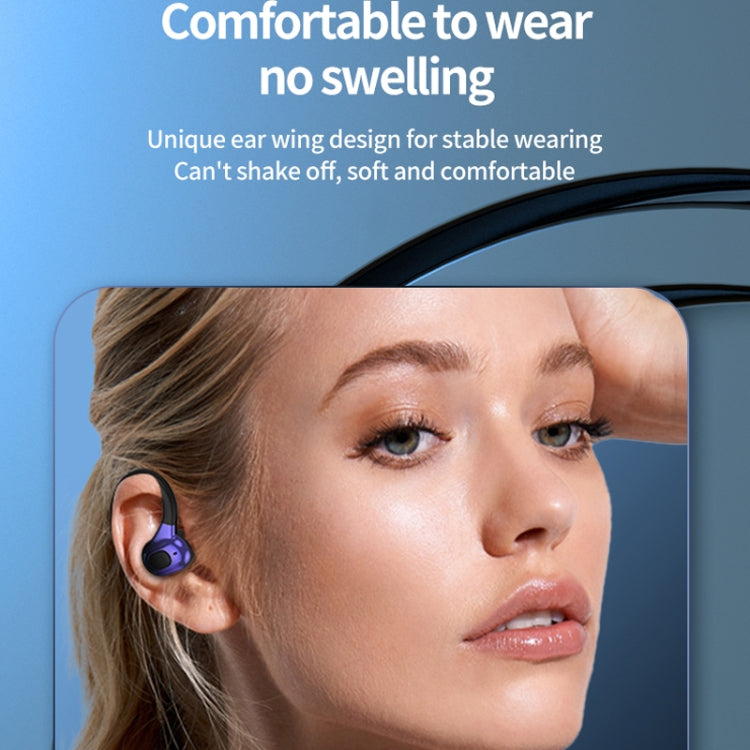 F8 Hanging Ear Stereo Wireless Bluetooth Earphones With Charging Bin(Green Single Ear) by bashfashion