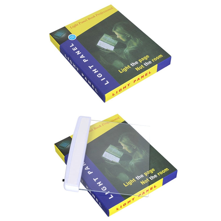 Student LED Night Vision Eye Protection Reading Lamp(White) by bashfashion