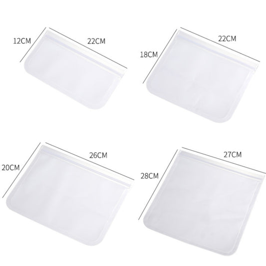 10pcs EVA Refrigerator Reusable Food Airtight Peservation Bag, Size: Medium by bashfashion