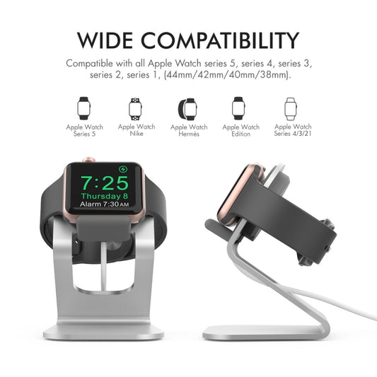AhaStyle ST03 For Apple Watch Series Aluminum Alloy Stand Base(Silver) by AhaStyle
