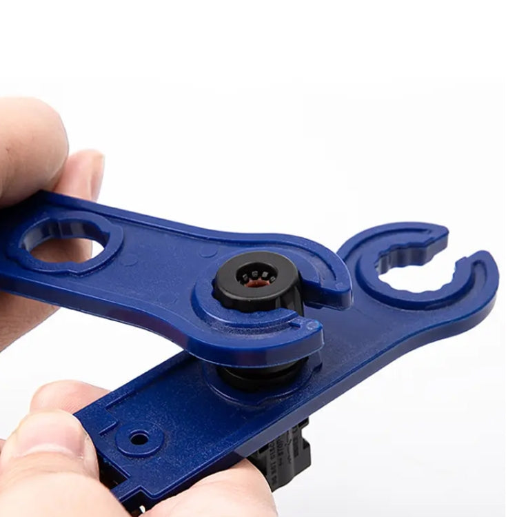 10pcs 1000V MC4 Connector Solar Photovoltaic Disassembly Wrench(Blue Round Head) by bashfashion