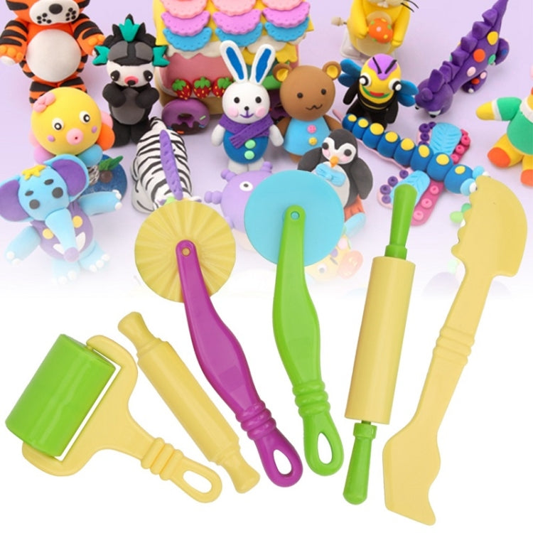 6pcs/set Plasticine Clay Mold Educational DIY Toys by bashfashion