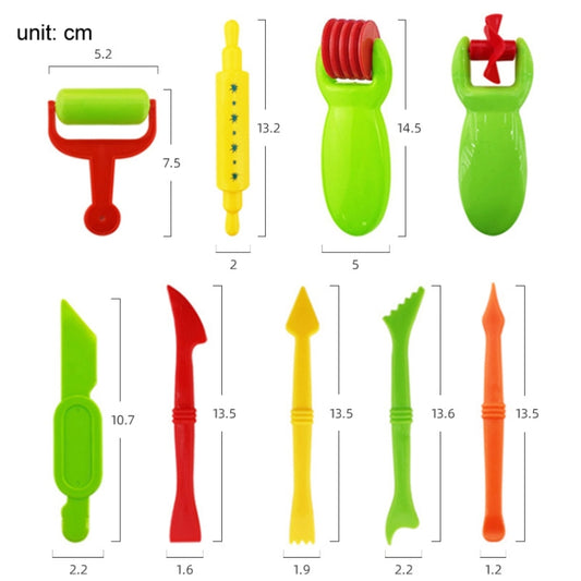 26pcs/set Children Pretend Play Toys DIY Color Mud Mold Set(Style 1) by bashfashion