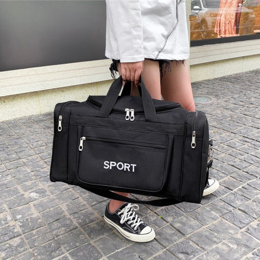LXZ173 Large Capacity Shoulder Portable Travel Storage Bag(Black) by bashfashion