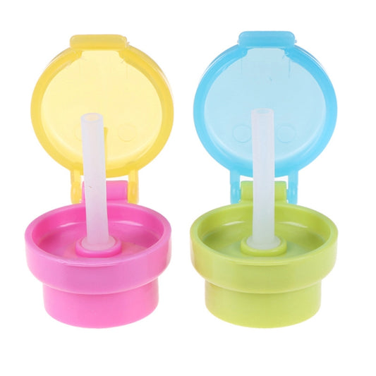 2pcs CJ07205 Baby Straw Lids Portable Drinking Straw Lids for Children(Green) by bashfashion