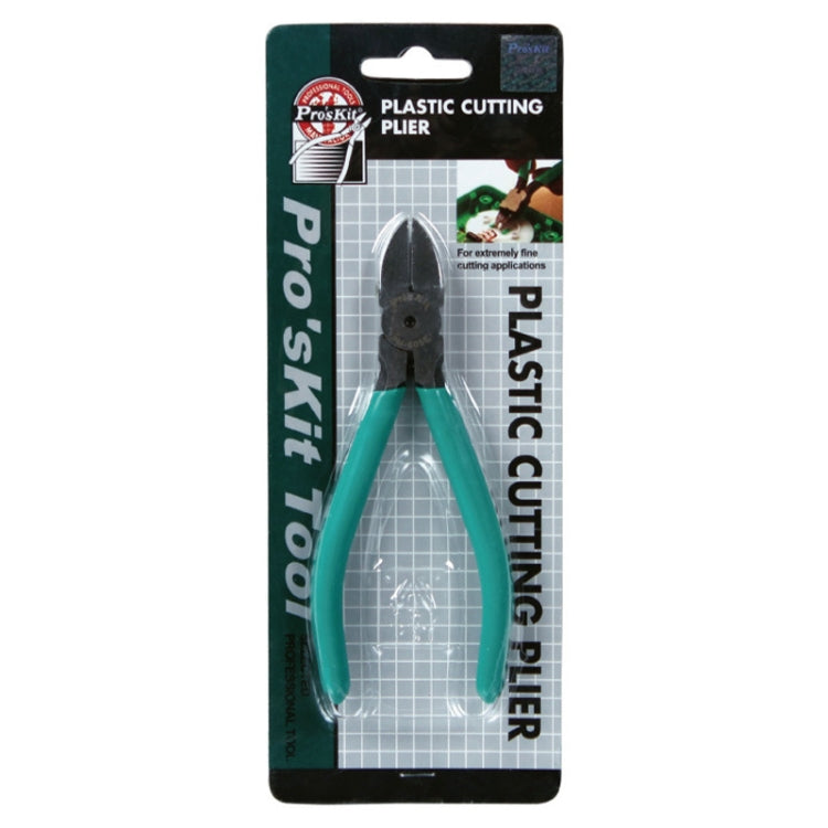 ProsKit PM-805E Thin Knife Water Nose Pliers 5 Inch Angled Nose Pliers(Green) by ProsKit